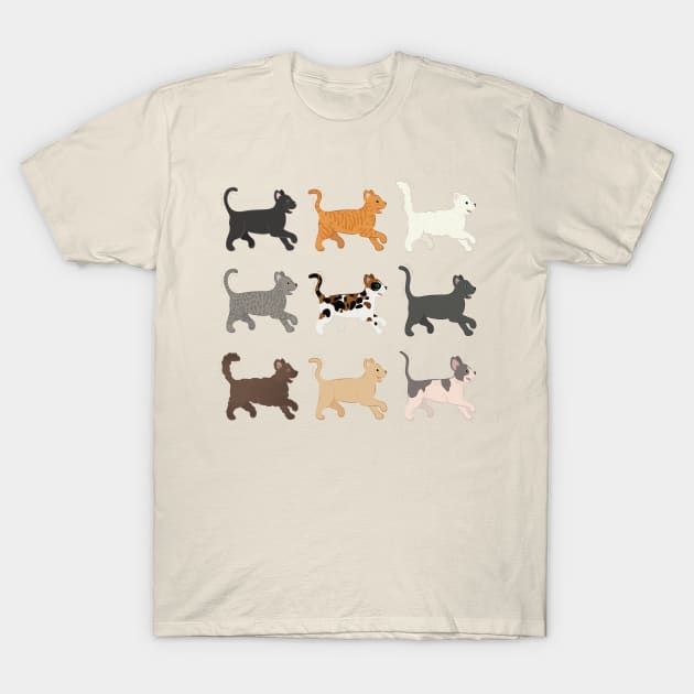 cat walk T-Shirt by taradoodles